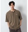 ピグメントヘンリーネックＴシャツ/1054516