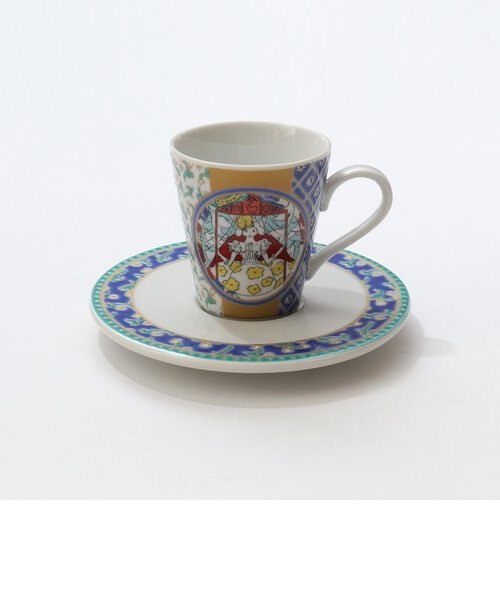 〇【未使用・新品】2014年 九谷焼 コーヒーカップ＆ソーサー2客 九谷焼 コーヒーカップ ソーサー2客 - メルカリ