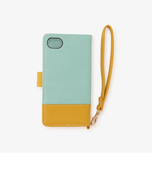 バイカラーブック型iPhone8/7/SE2ケース｜アフタヌーンティー