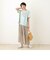 アップルワイドTシャツ/リバティプリント