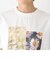 フォトプリントミドルTシャツ/マーガレット