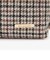 チェック柄舟形ポーチ
