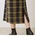 前後2WAYチェック柄ジャンパースカート
