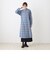 タータンチェック柄シャツワンピース