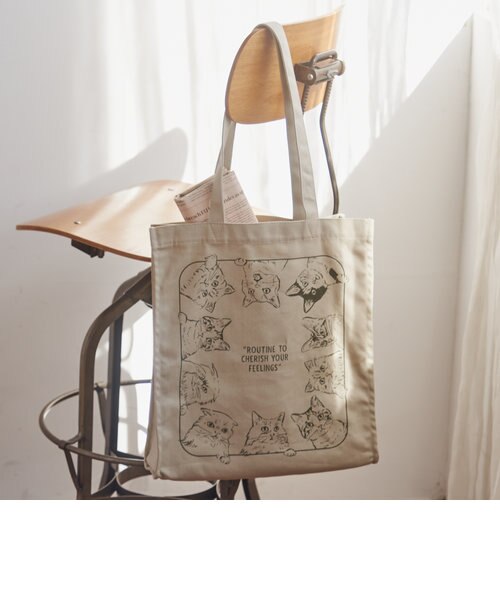トートバッグマチ付き/Cat's NapTime｜アフタヌーンティー・リビングの