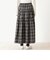 チェック柄シャーリングスカート
