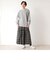 チェック柄シャーリングスカート