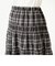チェック柄シャーリングスカート