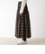 チェック柄シャーリングスカート