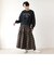 チェック柄シャーリングスカート