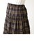 チェック柄シャーリングスカート