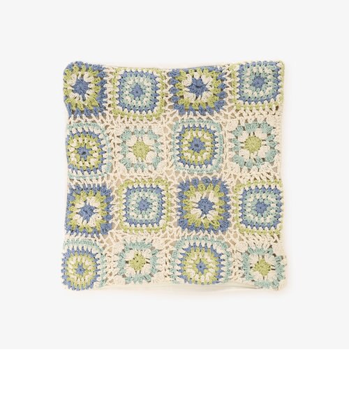 クロシェ編みクッションカバー｜アフタヌーンティー・リビングの