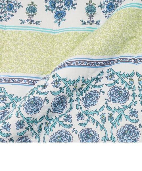 ブロックプリント調マルチカバー｜アフタヌーンティー・リビングの通販