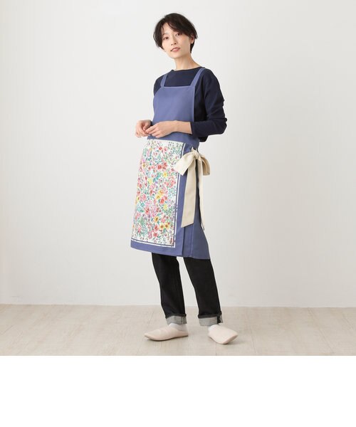 【新品タグ付き】AKIAKANE アキアカネ 花柄エプロン アキアカネ エプロン | さえら POTECHINO マリーアン金沢