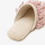 フラワーウォッシャブルキルトフリルルームシューズ