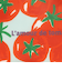 TOMATO保冷がま口ランチバッグ