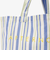 ストライプトートバッグL
