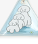 カラビナ付きクリアマルチケース/3DOGS/てらおかなつみ