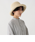 細編みツバ広UVハット