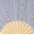 幾何学レース扇子