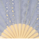 幾何学レース扇子
