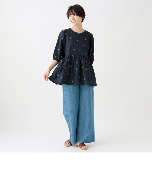 刺繍切替ブラウス/MAISON SAJOU｜アフタヌーンティー・リビング