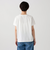 タイポグラフィー箔プリントフレンチTシャツ