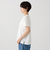 タイポグラフィー箔プリントフレンチTシャツ