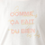 タイポグラフィー箔プリントフレンチTシャツ