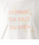タイポグラフィー箔プリントフレンチTシャツ