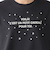スター箔プリントTシャツ