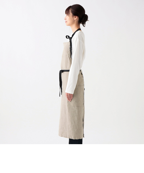 リネンエプロン｜アフタヌーンティー・リビングの通販｜&mall（アンド