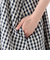 ブロックチェックキャミワンピース