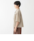 チェックケープフリルブラウス