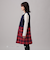 タータンチェック柄あったかチュニックエプロン/PEANUTS/Afternoon Tea Original Tartans