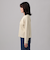 レーヨン混クルーネックカーディガン