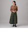 タータンチェック柄タックスカート/Afternoon Tea Original Tartans
