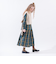 タータンチェック柄タックスカート/Afternoon Tea Original Tartans