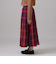 タータンチェック柄タックスカート/Afternoon Tea Original Tartans
