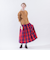 タータンチェック柄タックスカート/Afternoon Tea Original Tartans