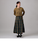 タータンチェック柄くるみボタンカーディガン/Afternoon Tea Original Tartans