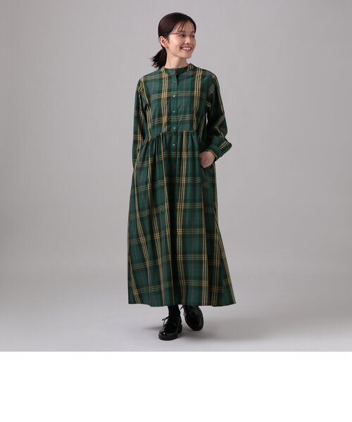 タータンチェック柄切替ワンピース/Afternoon Tea Original Tartans