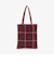 タータンチェック柄ジャカードトートバッグ/Afternoon Tea Original Tartans