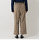 チェックタックパンツ