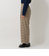 チェックタックパンツ