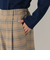 チェックタックパンツ