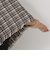 チェックポンチョ