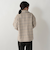 チェックシャギーPコート