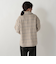 チェックシャギーPコート