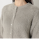 フェザーニットクルーネックカーディガン